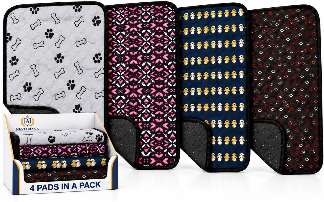 Photograph of Multicolor Mix washable dog pee pad design